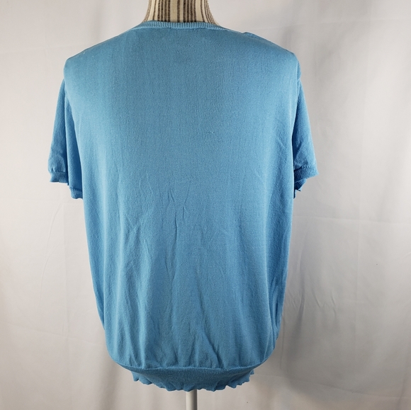 Norton McNaughton Short Sleeve Button Down Cardigan Size XLarge - Picture 4 of 5